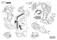 Bosch 3 601 JE9 000 Gsb 14,4 V-Ec Cordl Perc Screwdr 14.4 V / Eu Spare Parts